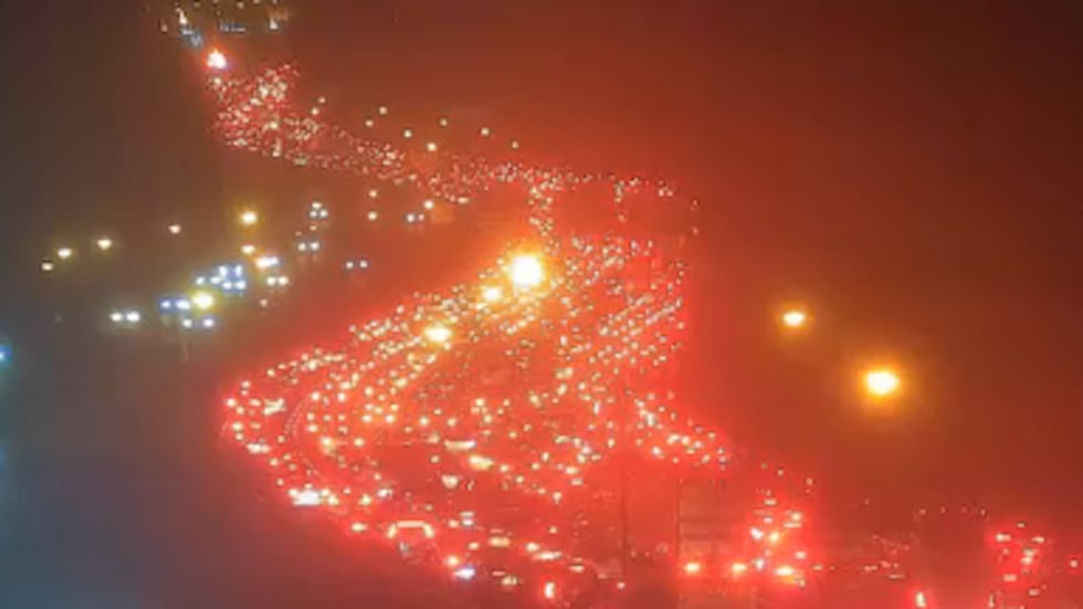 Cars traveling northbound have been stuck for hours.