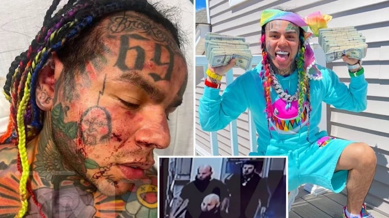 El rapero Tekashi 6ix9ine sufrió una brutal golpiza y fue despojado de sus pertenencias por...