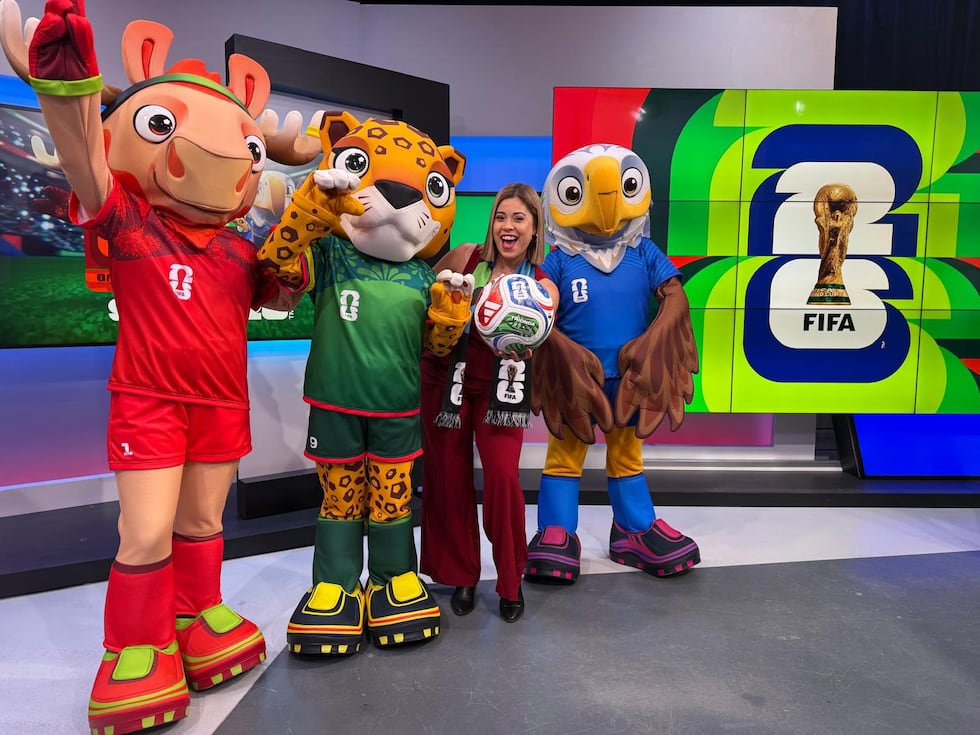 Las mascotas de la Copa Mundial de la FIFA 26™️visitaron Telemundo Atlanta.