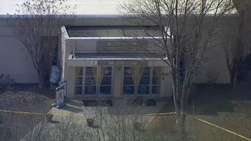 A hard lockdown is in place at Palmetto Elementary School in Fulton County because of an...