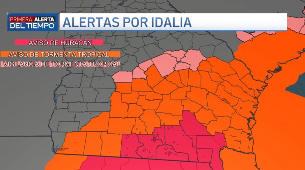 Alertas por Idalia