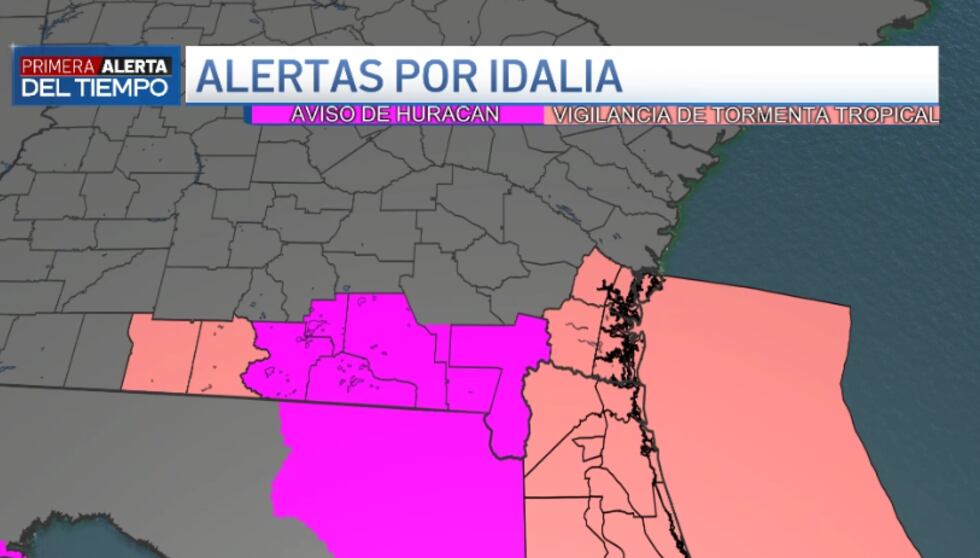 Alertas en Georgia por idalia