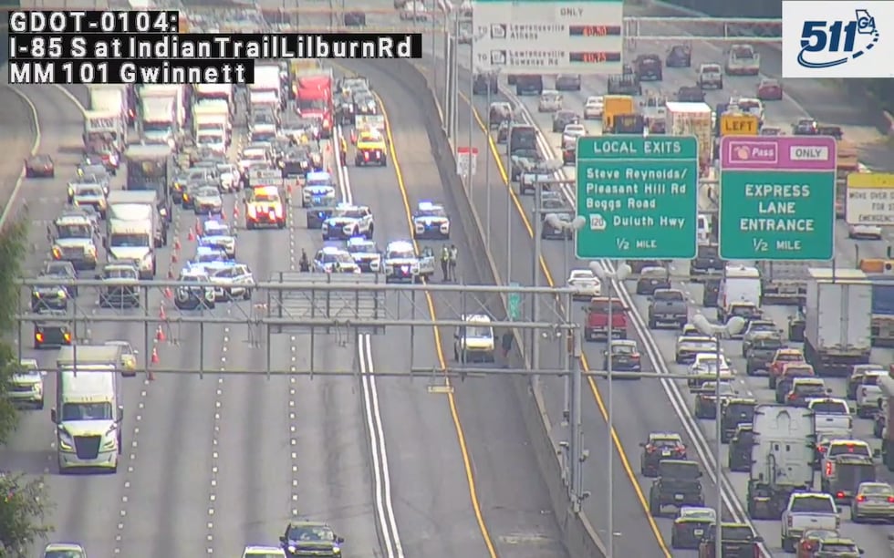 Reportan choque en la I-85.