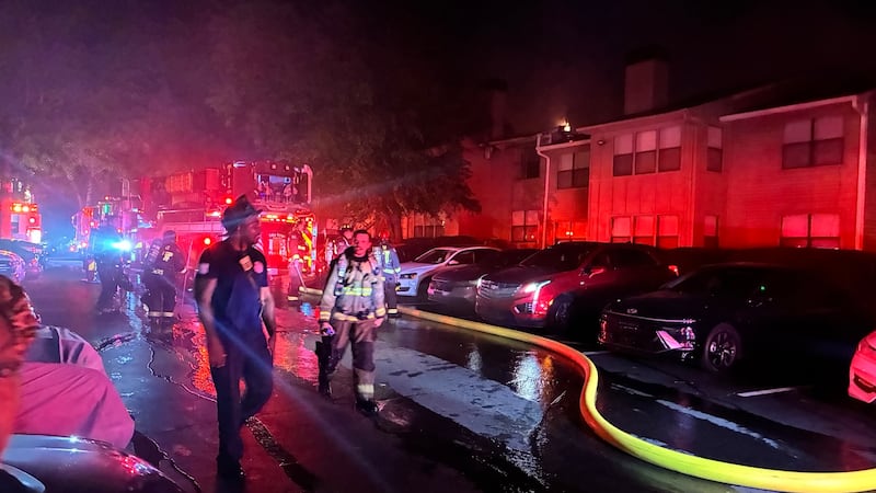 The fire happened at a complex at 406 Crossings Dr. in Lithia Springs.