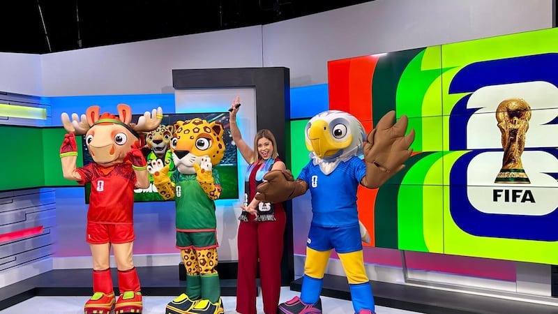 Las mascotas de la Copa Mundial de la FIFA 26™️visitaron Telemundo Atlanta.