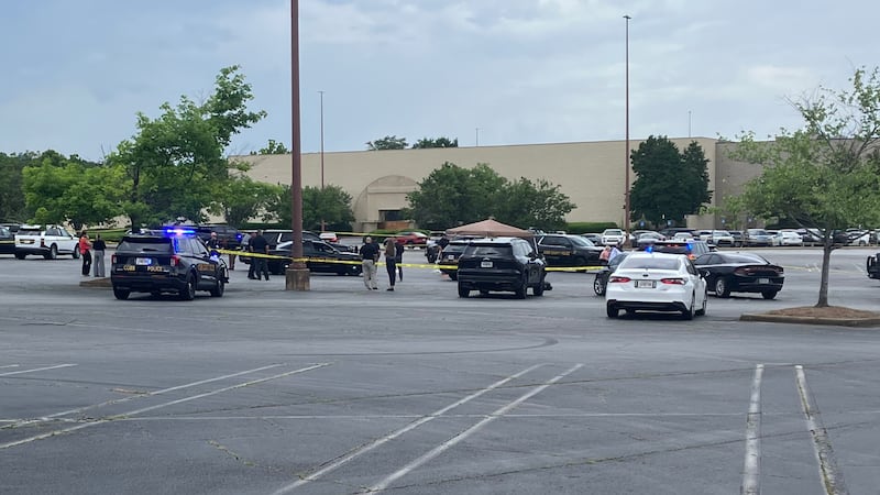 A shooting involving an officer was reported Wednesday at Town Center Mall in Cobb County.