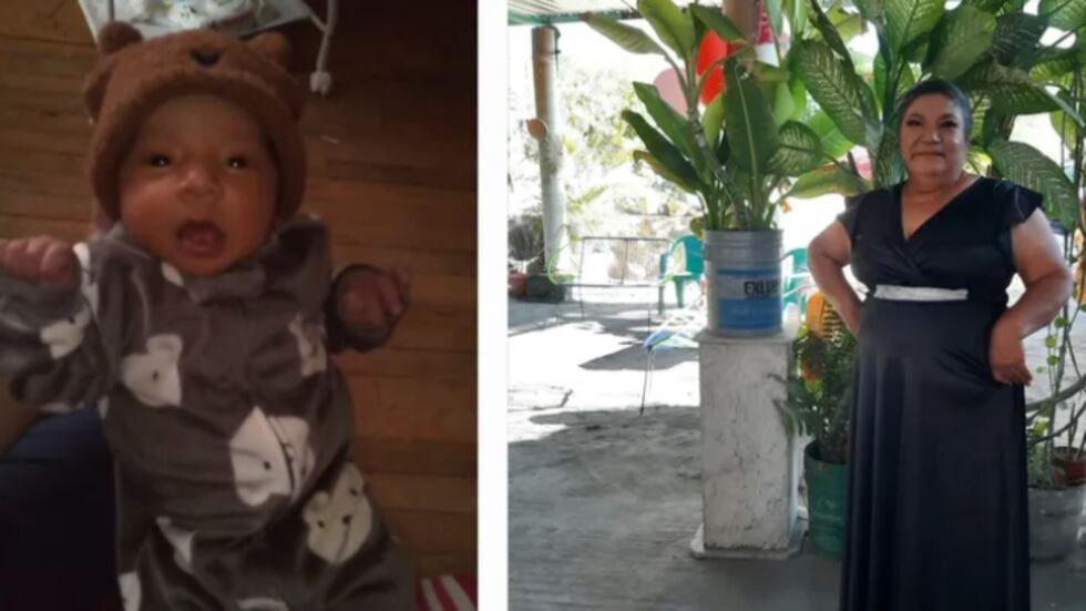 1-month-old Christian Gutierrez and 58-year-old Ernestina Eumana-Alvarez, both of Minneapolis,...