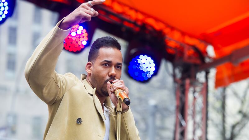 Romeo Santos se presenta en el programa "Today" de NBC el lunes 27 de abril de 2015 en Nueva...