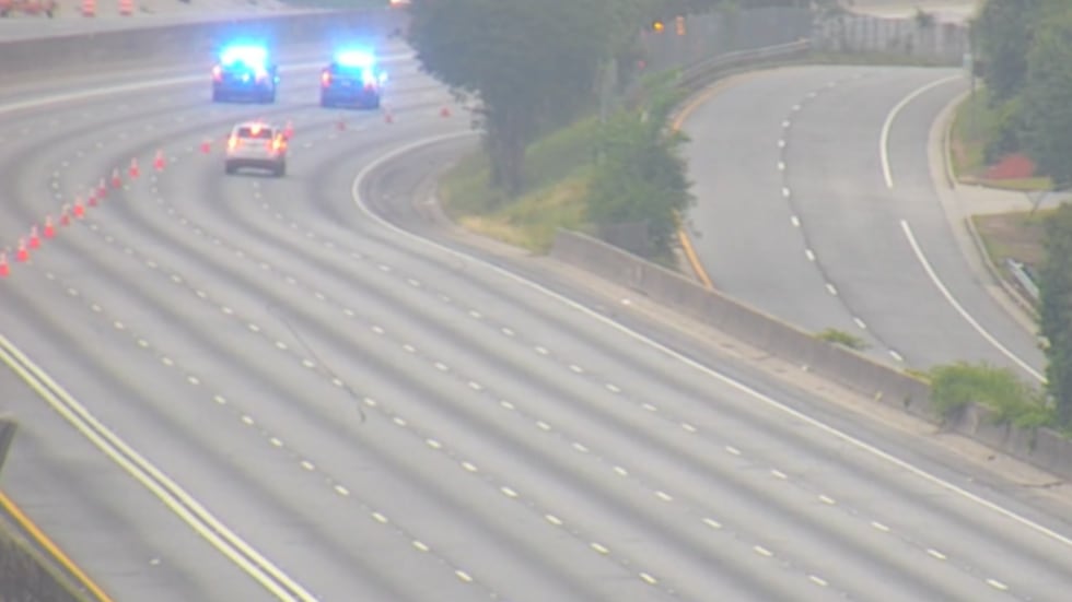 tanker crash on I-85 in Atlanta, Georgia