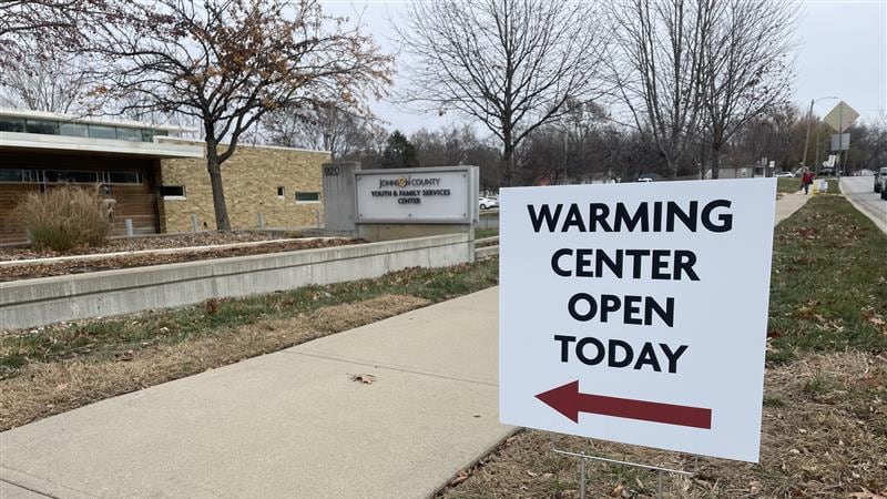 On Thursday, Johnson County opened a warming center to fill the gap, as most warming centers...