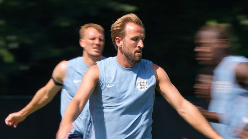 Harry Kane durante un entrenamiento de Inglaterra en el Mundial, el martes 30 de junio de...