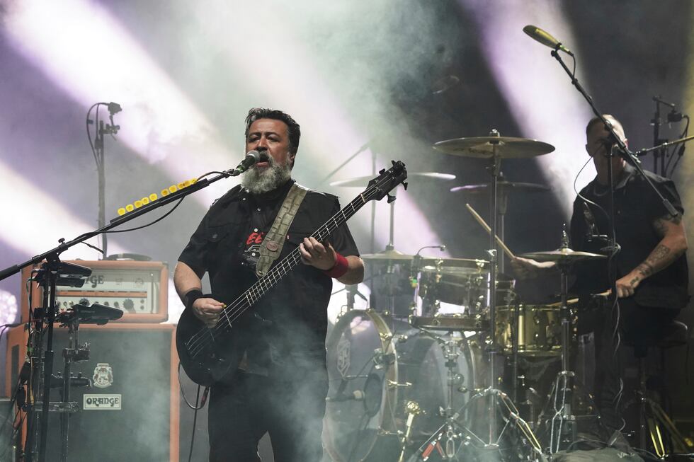 Micky Huidobro de la banda mexicana Molotov durante su presentación en la 25ª edición del...