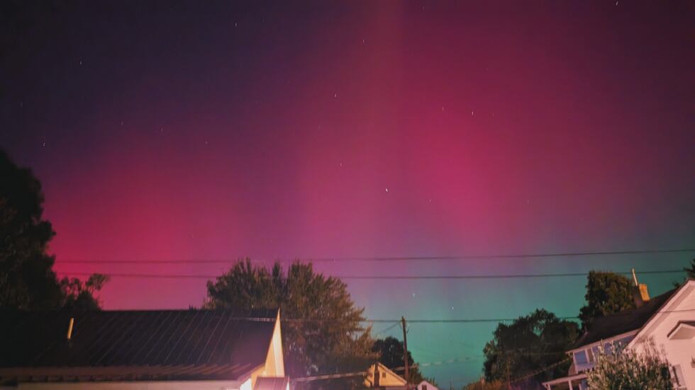 Northern Lights in Washington, W.Va. on Thursday night.