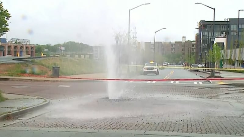 water main break in Summerhill