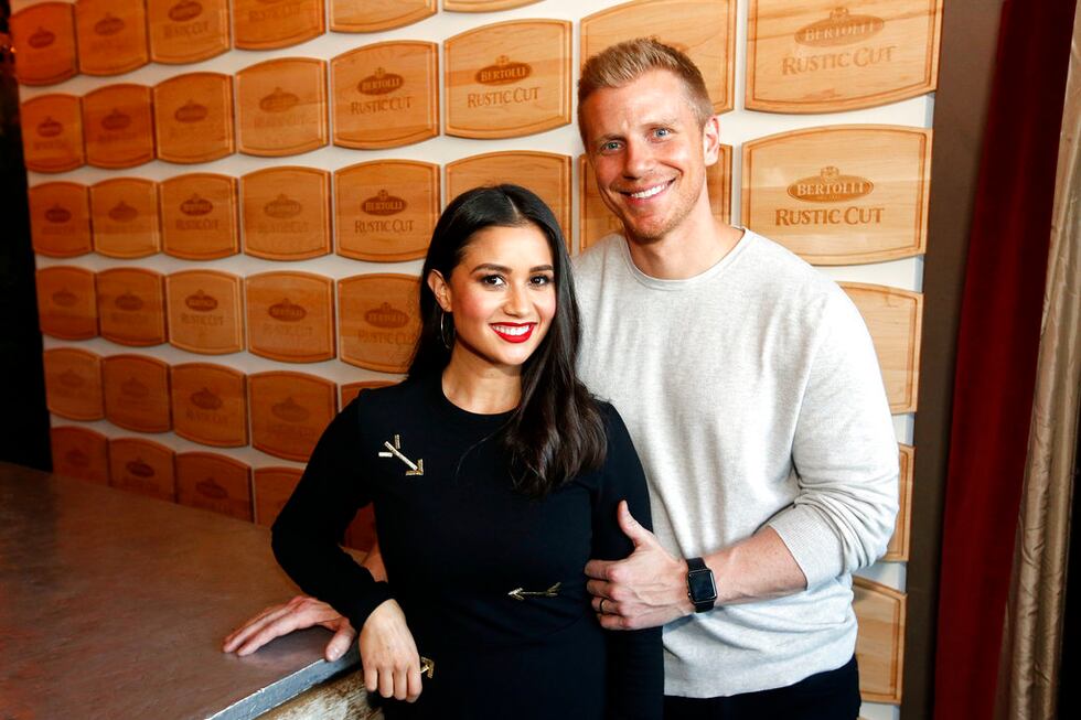 Sean y Catherine Lowe de "The Bachelor" en una fotografía de 2017 en Nueva York.