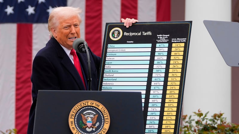 ARCHIVO - El presidente de EEUU, Donald Trump, habla durante un evento para anunciar nuevos...