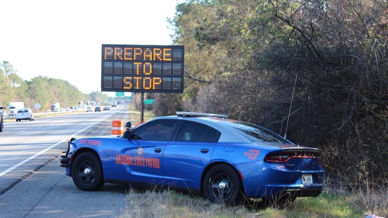 Drivers were warned of the checks ahead of time (Source: Georgia State Patrol Post 31)