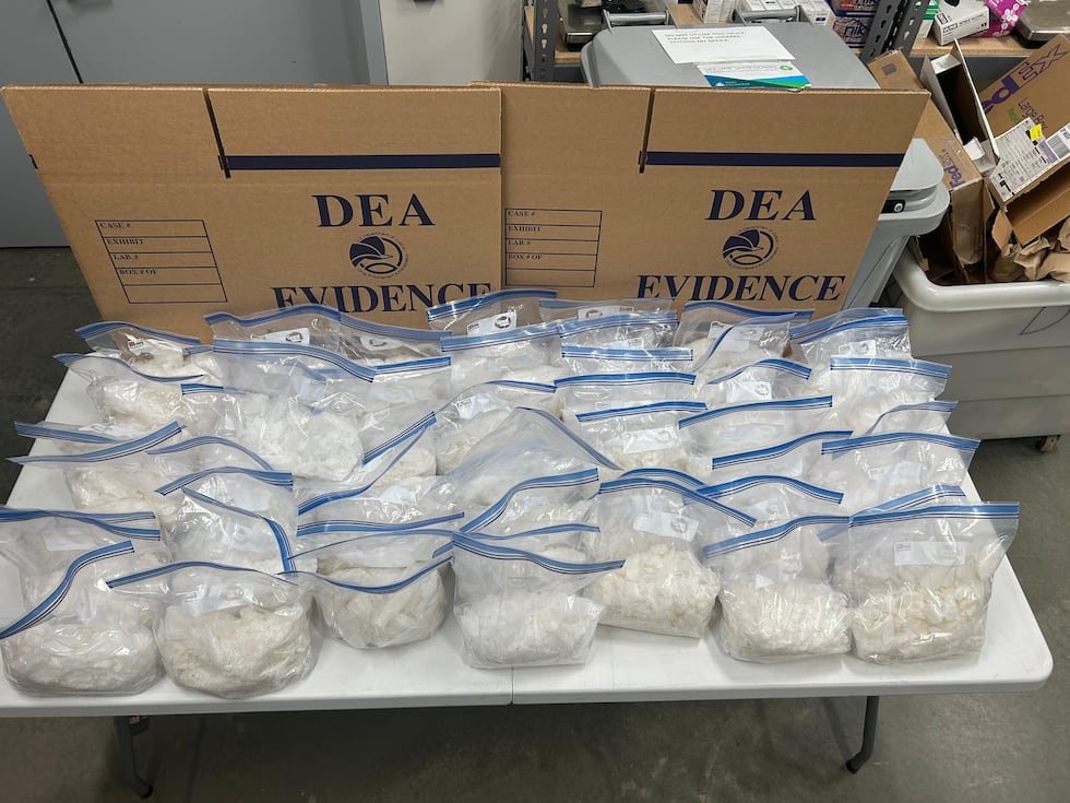 Las autoridades incautaron aproximadamente 85 kilogramos de metanfetamina en Norcross.