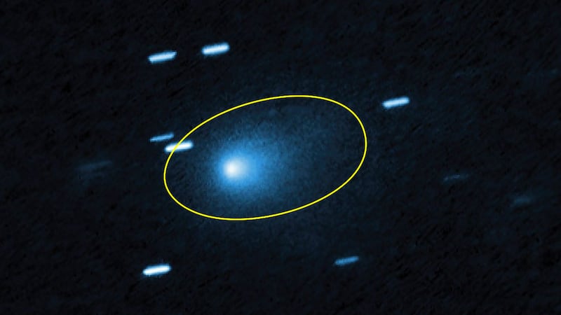 Hubble captured this image of the interstellar comet 3I/ATLAS on July 21, 2025, when the comet...