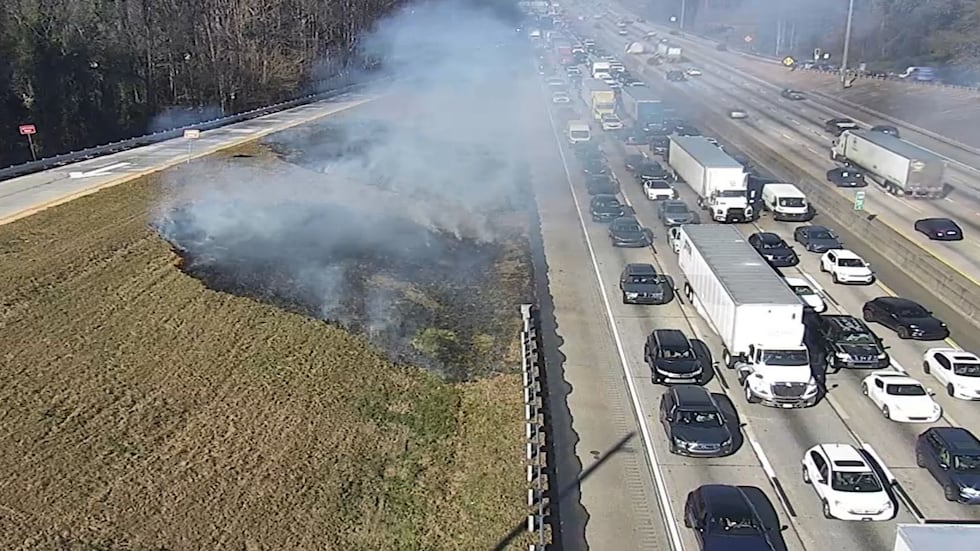 I-285 fire, Dec. 16, 2025
