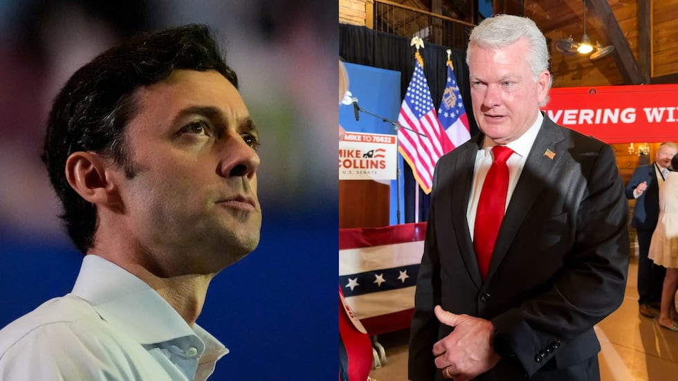 Ossoff y Collins se verán las caras en noviembre.