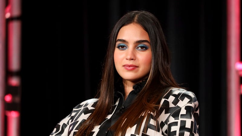 Melissa Barrera habla en el panel 'Vida' durante la gira de prensa de invierno Starz TCA 2020...