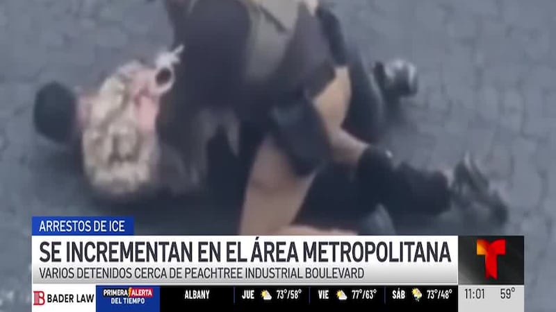 Se incrementan los reportes de arrestos por parte de ICE en el área metropolitana de Atlanta,...