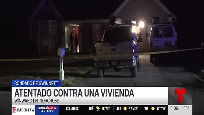Una persona resultó herida de una mano tras varios disparos realizados hacia la casa desde un...