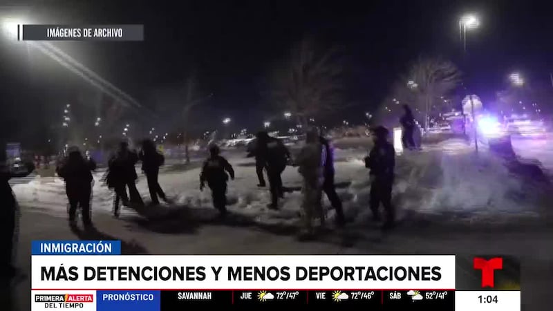 Más detenciones, menos deportaciones