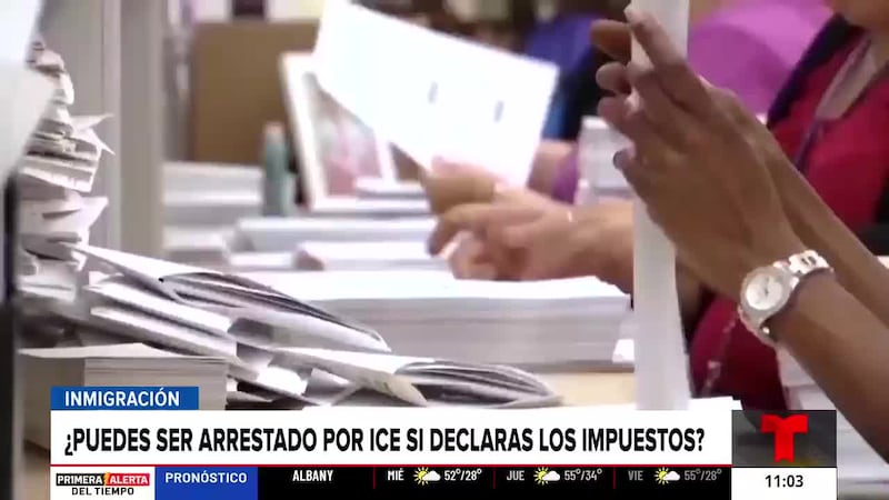¿Puedes ser detenido por ICE si declaras los impuestos?