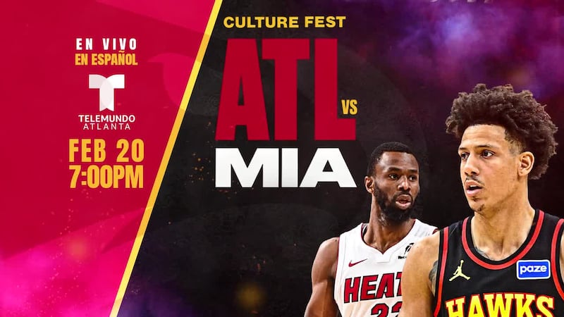 EN VIVO Y EN ESPAÑOL: No se pierda este viernes por Telemundo Atlanta el duelo entre Hawks y Heat