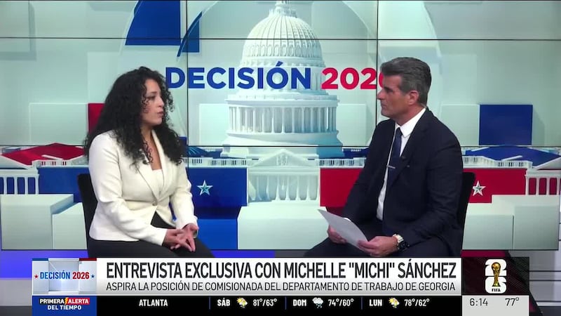 Entrevista con Michelle Sánchez, aspirante al cargo de comisionada de Trabajo de Georgia