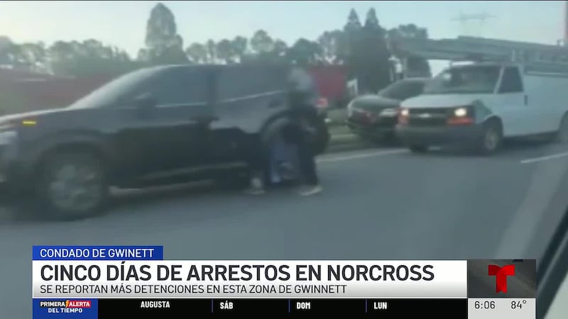 El viernes marcó el quinto día consecutivo de arrestos en el área de Norcross, cerca de Indian...