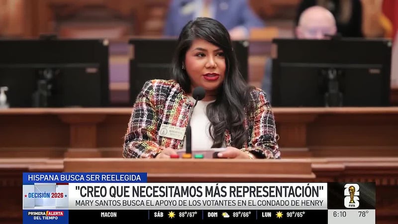 Mary Ann Santos es la única hispana dentro de la legislatura de Georgia actualmente. Ella...