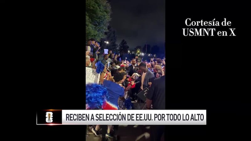 La Selección de Estados Unidos llega a Atlanta