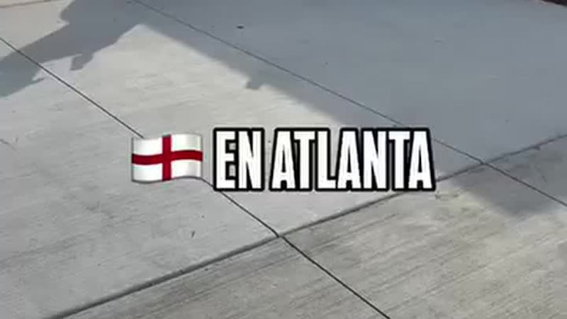 Se llenó de ingleses el Downtown de Atlanta para su juego contra Congo