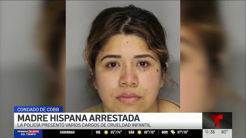 Arrestan a una madre hispana de Cobb bajos cargos de crueldad infantil