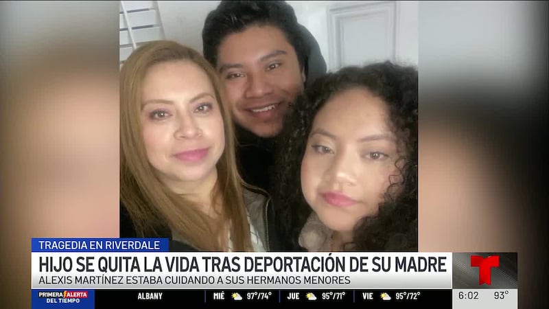 Olga fue deportada a México en el 2025, su hijo Alexis Martínez se quedó a cargo de sus...