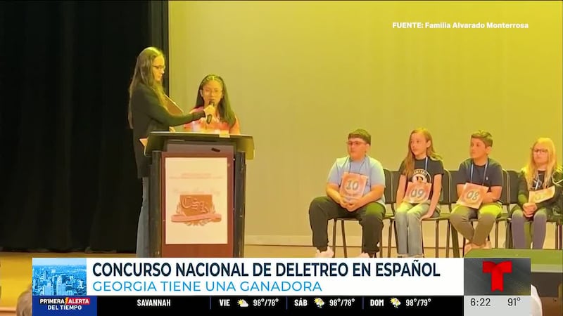 Niña hispana de Georgia gana concurso de deletreo