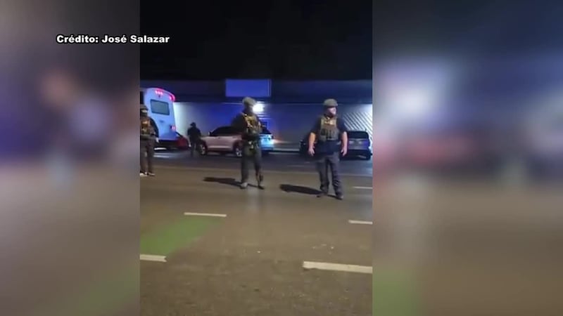 ICE y otras agencias llevan a cabo operativo en centro nocturno