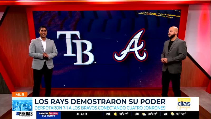 Los Rays demostraron su poder y vencieron a los Bravos