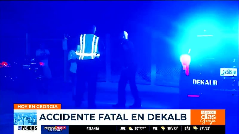 HOY EN GA: Accidente en DeKalb deja un muerto y obliga a cerrar carretera por varias horas
