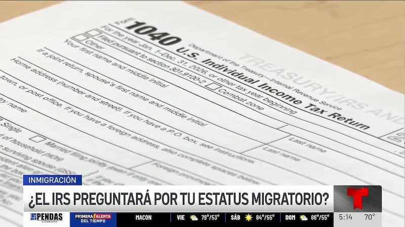 ¿El IRS le preguntará sobre su estatus migratorio?