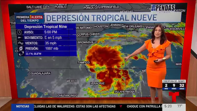 Se forma sistema tropical en el golfo y podría amenazar Georgia