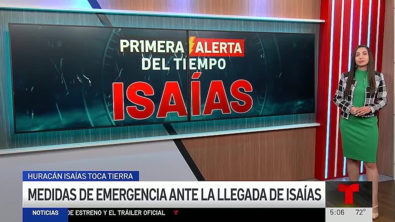 Implementan medidas de emergencia ante la llegada de Isaías