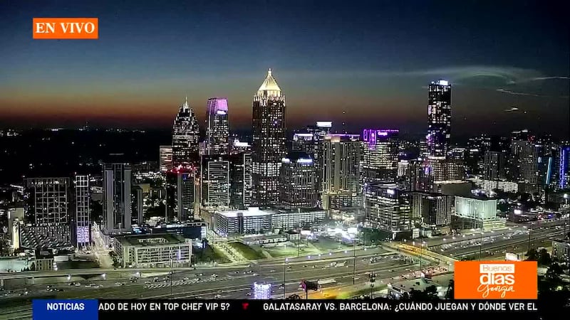 El Falcon 9 se vio en el cielo de Atlanta