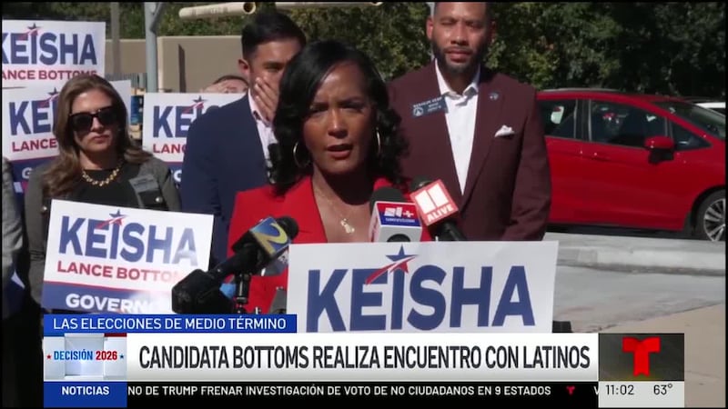 Su anuncio llega cuando las encuestas muestras que los candidatos para el puesto de gobernador...