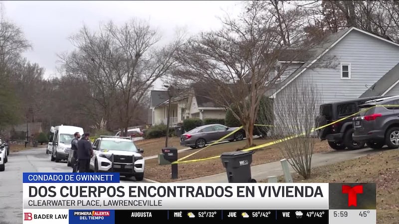 La policía dice que encontraron los dos cuerpos tras ser llamados para una revisión de bienestar