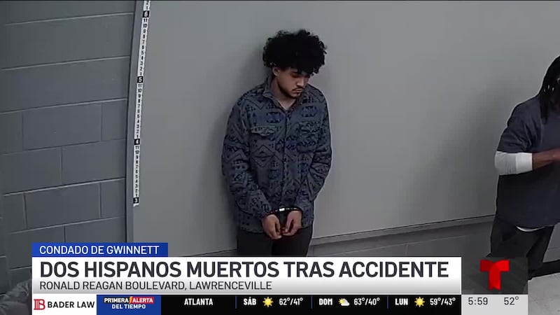 Urziel Carrillo fue fichado en la cárcel del condado de Gwinnett tras enfrentar cargos por la...